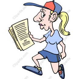Energetic Jogging Woman