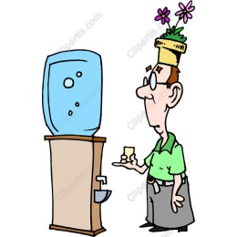 Whimsical Water Cooler Character