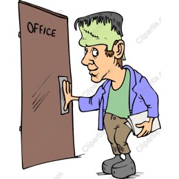 Office Entrant Cartoon