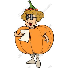 Playful Pumpkin Character