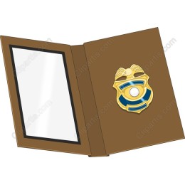 Police Badge Wallet