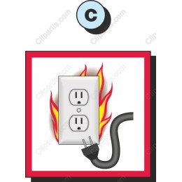 Flaming Electrical Outlet