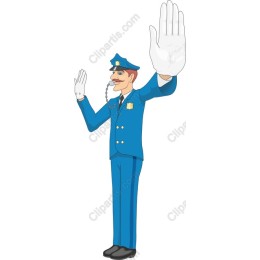Vibrant Police Officer