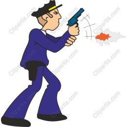 Dynamic Cartoon Police Officer