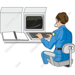 Professional Woman at Computer