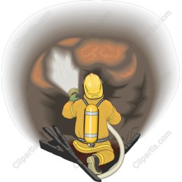 Heroic Firefighter Action