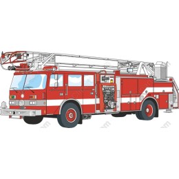 Classic Red Fire Truck
