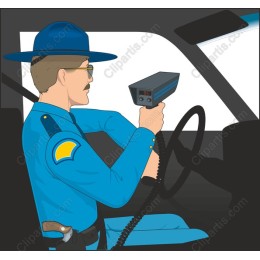 Police Officer Traffic Enforcement