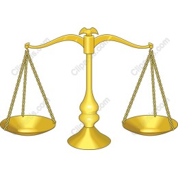 Golden Scales - Justice and Balance Symbol