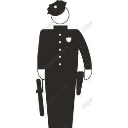 Minimalist Police Officer