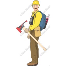 Firefighter in Action