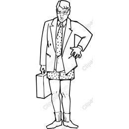 Humorous Businessman