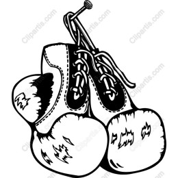 Vintage Boxing Gloves and Shoes