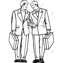 of Celebratory Businessmen