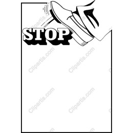 Stop Foot Stamp