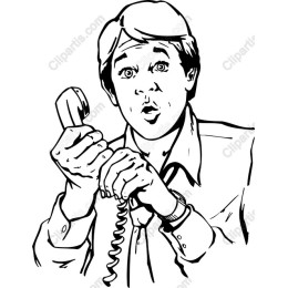 Surprised Man on Phone