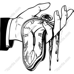 Melting Pocket Watch