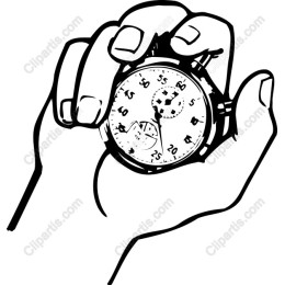 Hand Holding Stopwatch