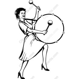 Energetic Retro Musician
