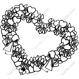 Heart-Shaped Floral Wreath