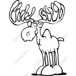 Cartoon Moose