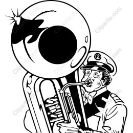 Lively Tuba Player
