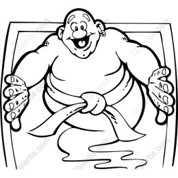 Joyful Plump Character