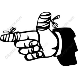 Playful Pointing Hand