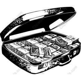 Luxury Money Briefcase
