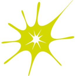 Vibrant Lime Green Splash