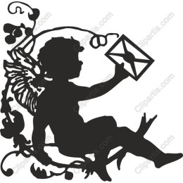 Cherubic Angel with Envelope