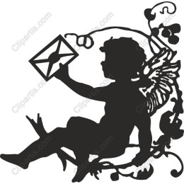 Cherub with Envelope
