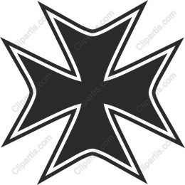 Black Maltese Cross
