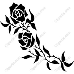Black Rose Floral