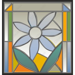 Floral Stained Glass