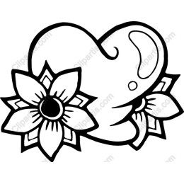 Heart and Flower