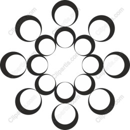 Circle Floral Pattern