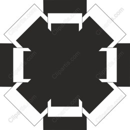 Black and White Abstract Geometric