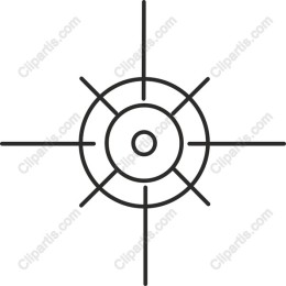 Minimalist Compass Rose