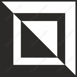 Modern Geometric Interlocking Squares