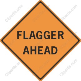 Flagger Ahead
