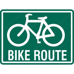 Bike Route Sign
