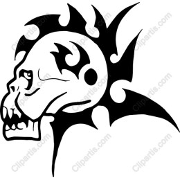 Skull and Tribal