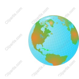 Vibrant Stylized Globe