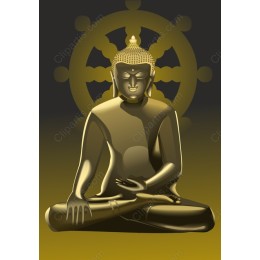 Golden Buddha Meditative