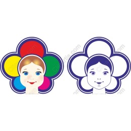 Vibrant Flower-Headed Character