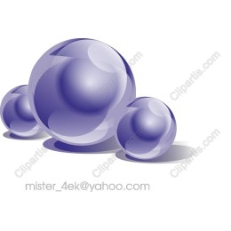 Purple Glossy Bubble