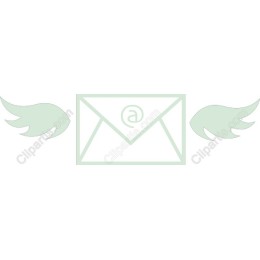 Whimsical Angel Wings Envelope