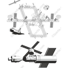 Futuristic Space Station