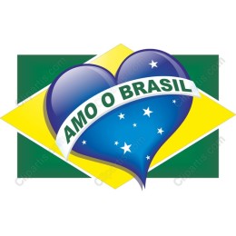 AMO O BRASIL Heart